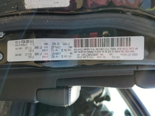 1C4PJLCB0FW730457 Jeep Cherokee Latitude
