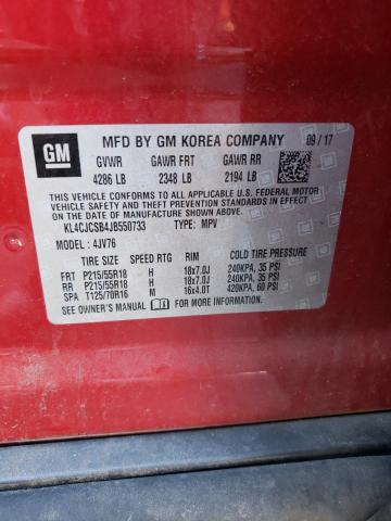 KL4CJCSB4JB550733 Buick Encore Essence