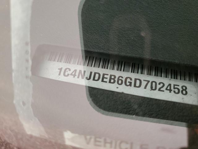 1C4NJDEB6GD702458 Jeep Compass Latitude