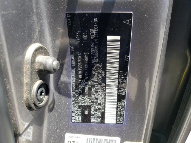 5TDYZ3DC9HS872216 Toyota SIENNA XLE