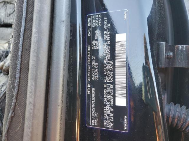 2020 VOLVO S60 T6 R-D 7JRA22TM7LG040016