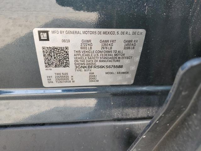 2019 CHEVROLET BLAZER PRE - 3GNKBFRS6KS675588