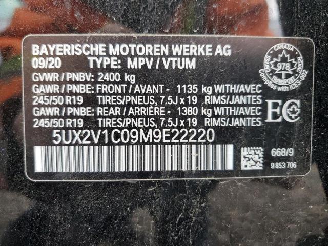 2021 BMW X4 XDRIVE3 - 5UX2V1C09M9E22220