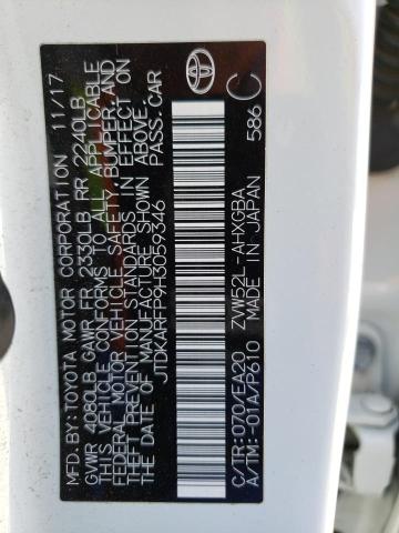 JTDKARFP9H3059346 Toyota PRIUS PRIME