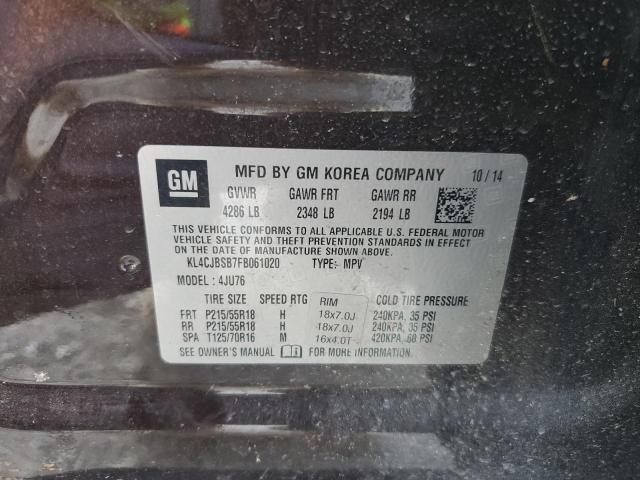 2015 BUICK ENCORE CON - KL4CJBSB7FB061020