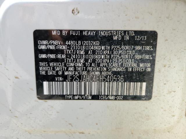 JF2SJAHC4EH540536 Subaru Forester 2.5i Limited
