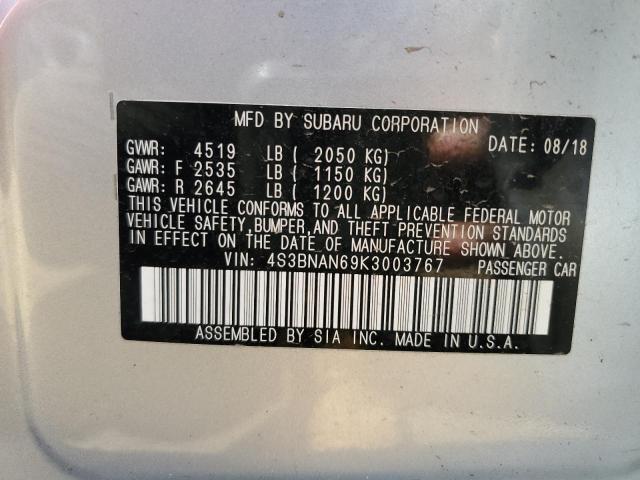 4S3BNAN69K3003767 Subaru Legacy 2.5i Limited