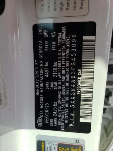 5XXGR4A63FG453096 KIA OPTIMA SX