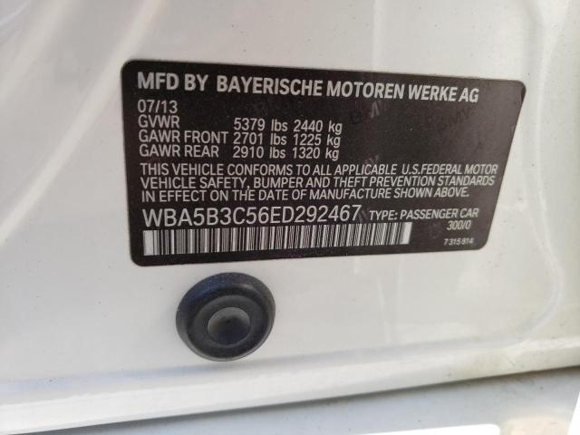 VIN WBA5B3C56ED292467 2014 BMW 5 Series, 535 XI no.12