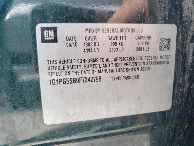 2015 CHEVROLET CRUZE LTZ - 1G1PG5SB9F7242798