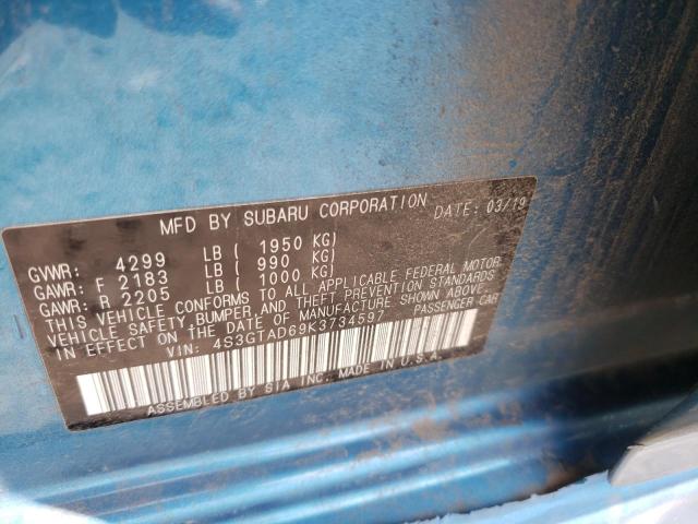 4S3GTAD69K3734597 Subaru Impreza Premium