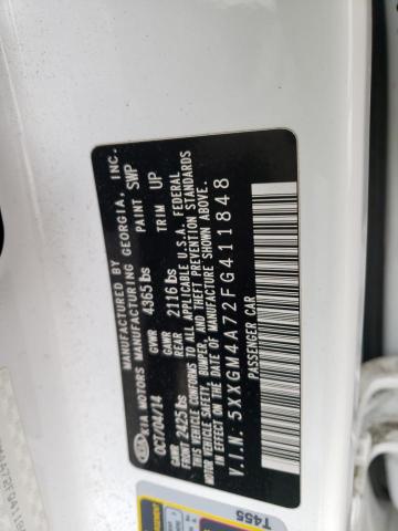 5XXGM4A72FG411848 KIA Optima Lx