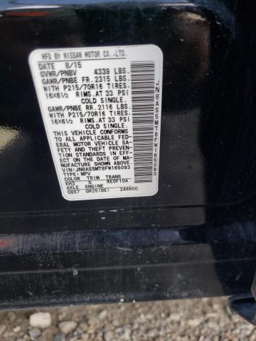 JN8AS5MT8FW165093 Nissan Rogue Select S