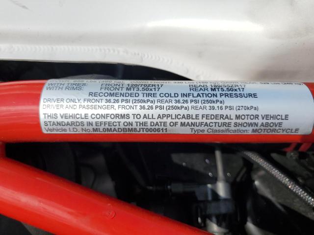 2018 DUCATI MONSTER 79 - ML0MADBM8JT000611