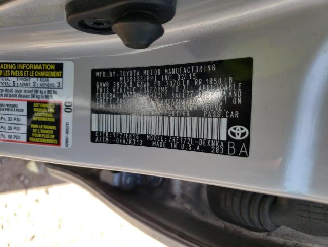 5YFBURHE6FP281768 Toyota COROLLA L