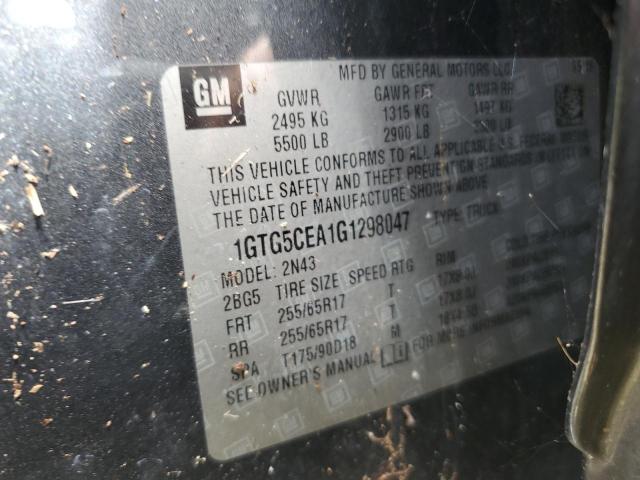 1GTG5CEA1G1298047 GMC CANYON SLE