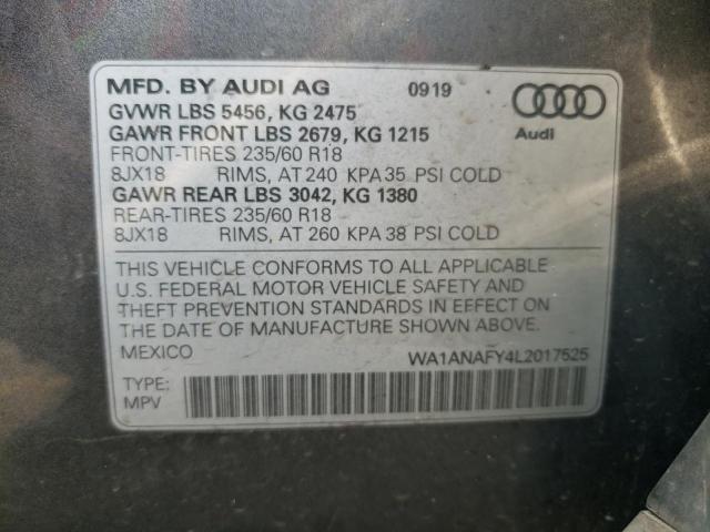 WA1ANAFY4L2017525 2020 AUDI Q5, photo no. 13