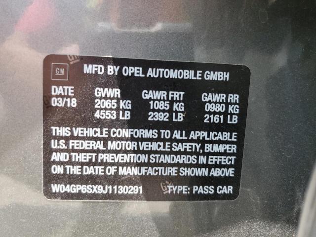 2018 BUICK REGAL ESSE - W04GP6SX9J1130291