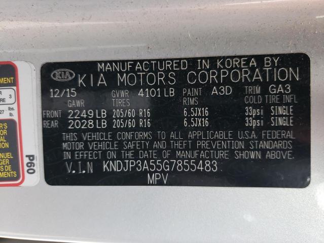 KNDJP3A55G7855483 KIA SOUL +