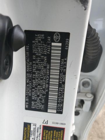 2015 TOYOTA CAMRY LE/X 4T1BF1FK3FU891887