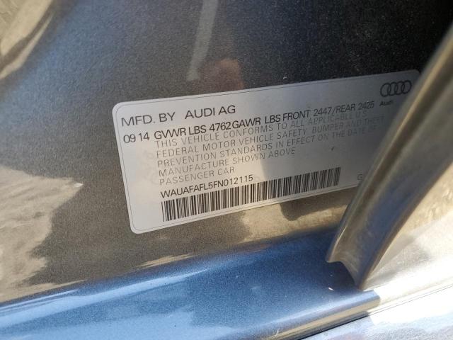 VIN WAUAFAFL5FN012115 2015 Audi A4, Premium no.12