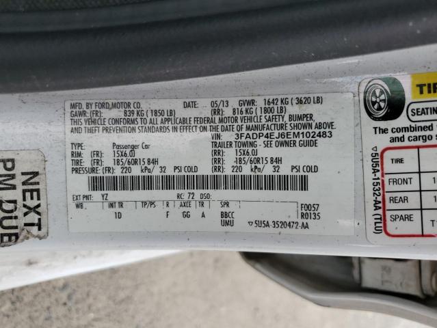 3FADP4EJ6EM102483 Ford FIESTA SE