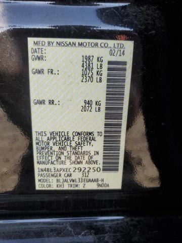 1N4BL3APXEC292250 Nissan Altima 3.5s