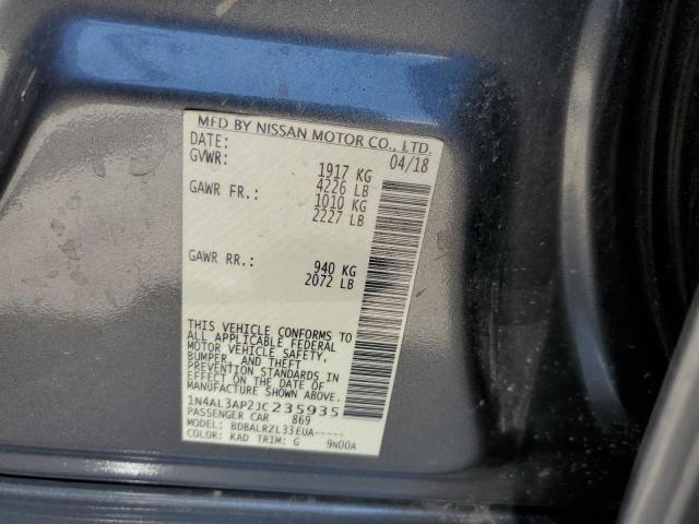1N4AL3AP2JC235935 Nissan ALTIMA 2.5