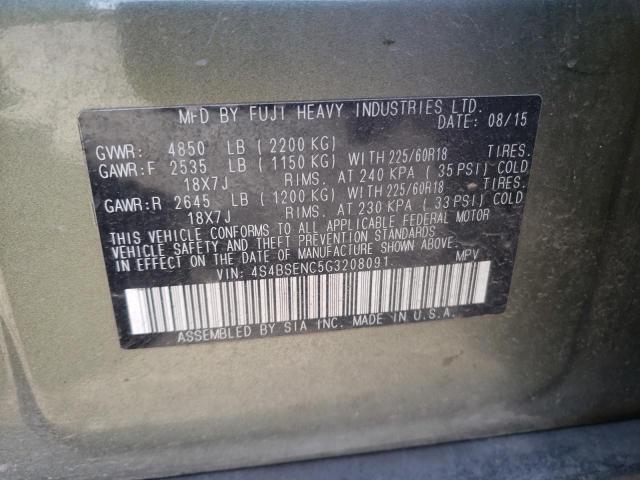 4S4BSENC5G3208091 Subaru Outback 3.6r Limited