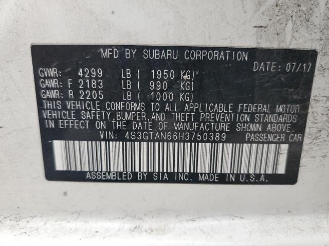 4S3GTAN66H3750389 Subaru Impreza Limited