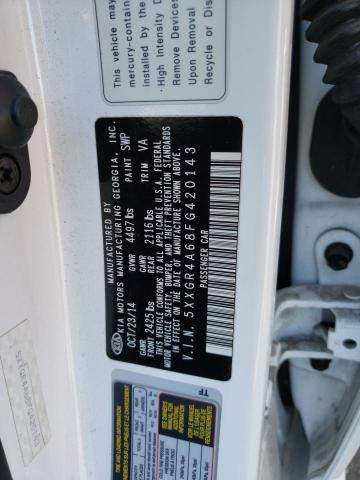 5XXGR4A68FG420143 KIA OPTIMA SX