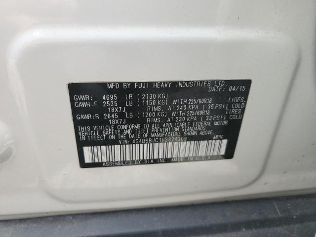 4S4BSBJC1F3324309 Subaru Outback 2.5i Limited