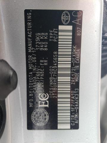 2017 TOYOTA COROLLA L - 2T1BURHE7HC945658