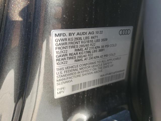 2023 AUDI Q8 PRESTIG WA1FVBF14PD008445