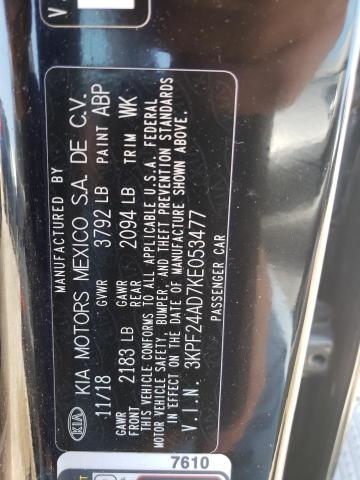 3KPF24AD7KE053477 KIA FORTE FE