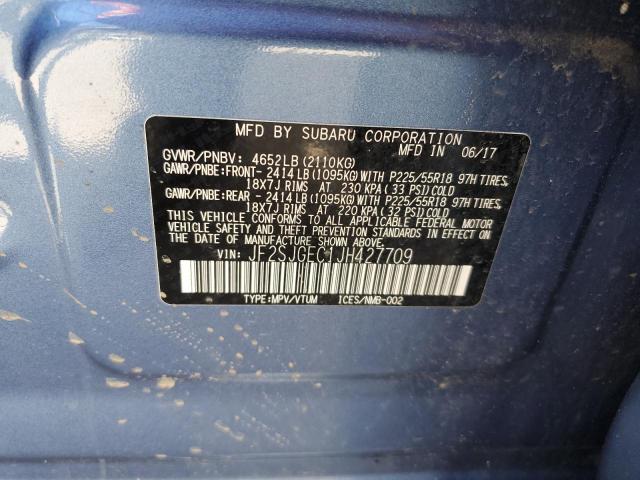 JF2SJGEC1JH427709 Subaru Forester 2.0xt Premium