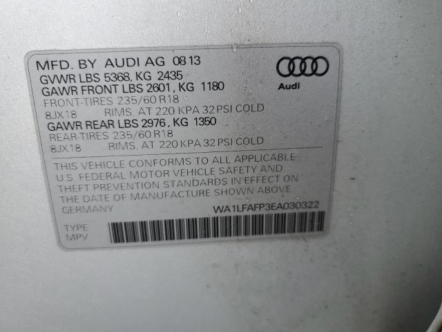 VIN WA1LFAFP3EA030322 2014 Audi Q5, Premium Plus no.13