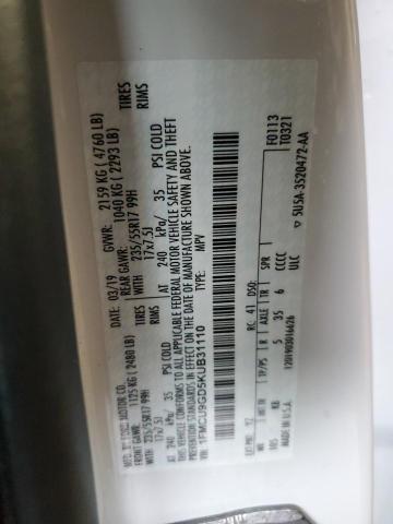 1FMCU9GD5KUB31110 Ford ESCAPE SE