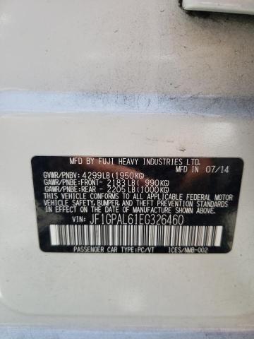 JF1GPAL61EG326460 Subaru Impreza Sport Premium