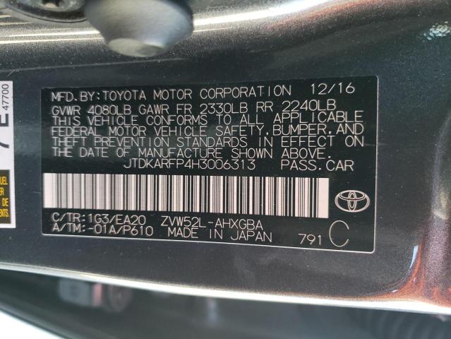 JTDKARFP4H3006313 Toyota PRIUS PRIME
