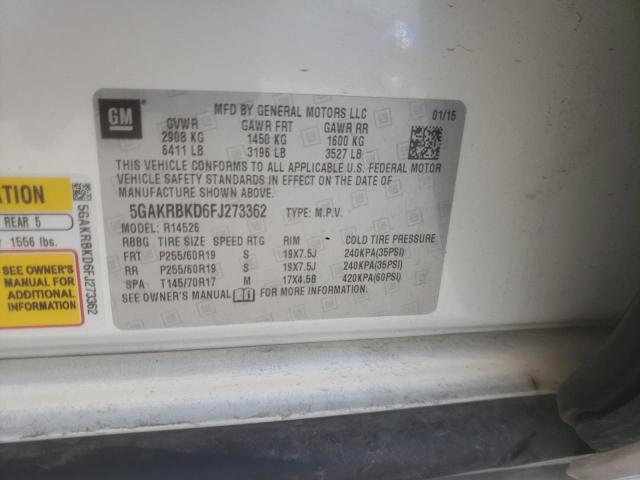 5GAKRBKD6FJ273362 Buick Enclave