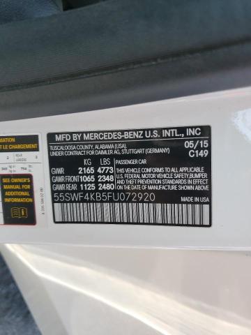 55SWF4KB5FU072920 Mercedes-Benz C 300 4matic