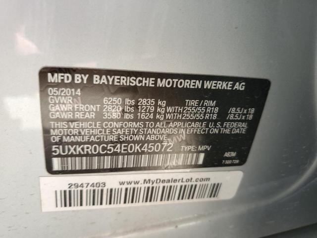 5UXKR0C54E0K45072 2014 BMW X5, photo no. 13