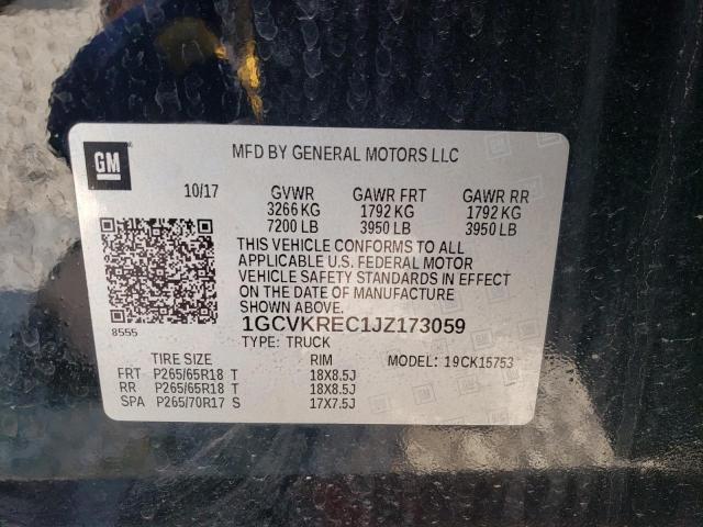 2018 CHEVROLET SILV1500 4 1GCVKREC1JZ173059