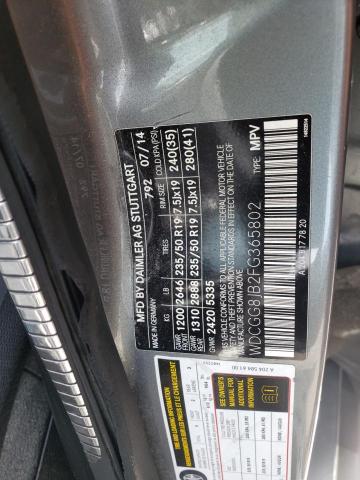 2015 MERCEDES-BENZ GLK 350 4M - WDCGG8JB2FG365802