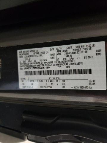 2019 FORD TRANSIT T- - 1FMZK1ZM5KKB47169