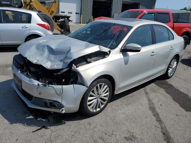Salvage cars for sale at Franklin, WI auction: 2011 Volkswagen Jetta SEL