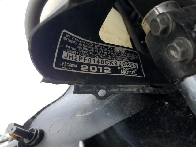 2012 HONDA FSC600 A - JH2PF0140CK900668
