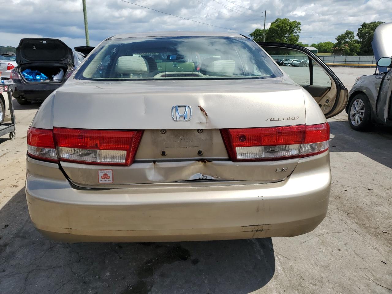 1HGCM563X3A004444 2003 Honda Accord Lx