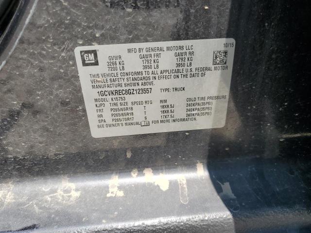 2016 CHEVROLET SILVERADO2 - 1GCVKREC8GZ123557